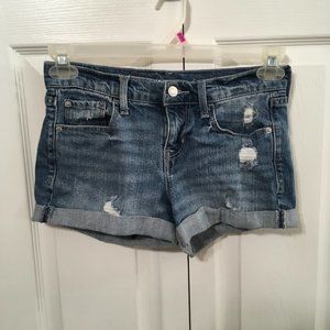 Old Navy Boyfriend Denim Cuffed Shorts